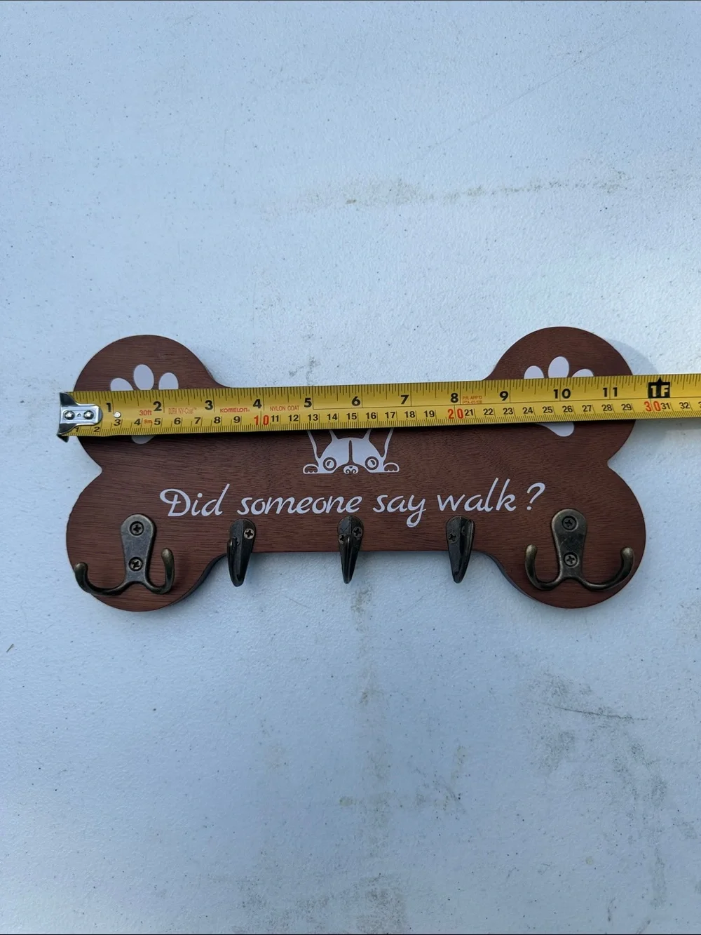Did Someone Say Walk? Brown Dog Leash and Accessories Rack new